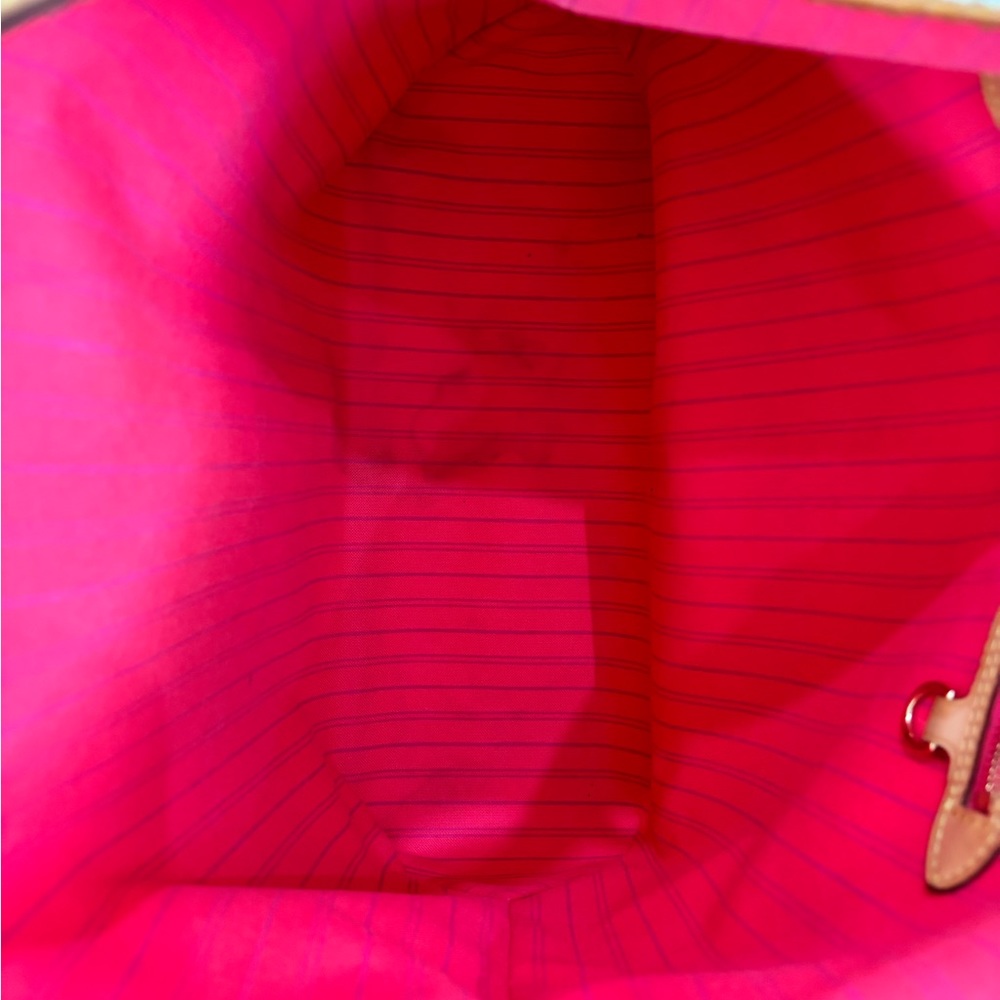 Authentic Louis Vuitton delightful MM damier azur HOT PINK interior - Picture 7 of 13